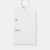 Every Day Earth Day Floral Globe With Hands Geschenkanhänger (Rückseite)