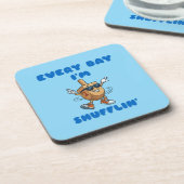 Every Day I'm Shufflin Coasters Getränkeuntersetzer (Linke Seite)