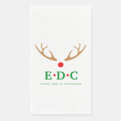 Every Day is Christmas Guest Towels Serviette (Vorderseite)