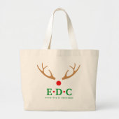 Every Day is Christmas Large Tote Jumbo Stoffbeutel (Vorne)