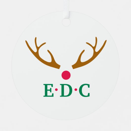 Every Day is Christmas Metal Ornament Aus Metall (Vorderseite)