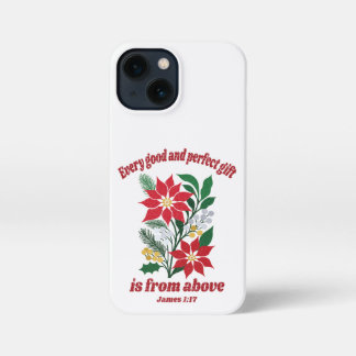Every Good and Perfect Gift – James 1:17 Christmas iPhone 13 Mini Hülle