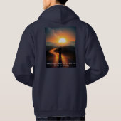 **"Every Journey Begins with a Single Step: Embrac Hoodie (Rückseite)