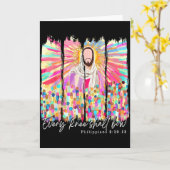 Every Knee Shall Bow Christian Jesus Bible Verse E Karte (Gelbe Blume)