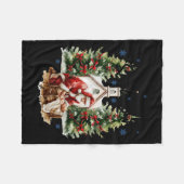 Every Knee Shall Bow Religious Christian Santa Chr Fleecedecke (Vorderseite (Horizontal))