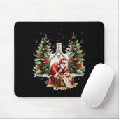 Every Knee Shall Bow Religious Christian Santa Chr Mousepad (Mit Mouse)