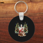 Every Knee Shall Bow Religious Christian Santa Chr Schlüsselanhänger (Vorderseite)