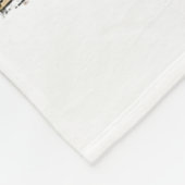 Every Knee Shall Bow Santa Christmas Nativity Scen Fleecedecke (Ecke)