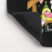 Every Knee Shall Bow Santa Christmas Nativity Scen Mousepad (Ecke)