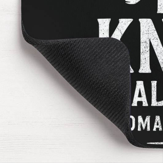 Every Knee Shall Fall Romans 14_11 Mousepad (Ecke)