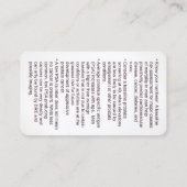  Every Man Needs a Prostate Plan​® Visitenkarte (Rückseite)