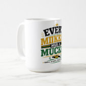 „Every Mikkle Mek A Mukkle.“ Kaffeetasse (Vorderseite Links)