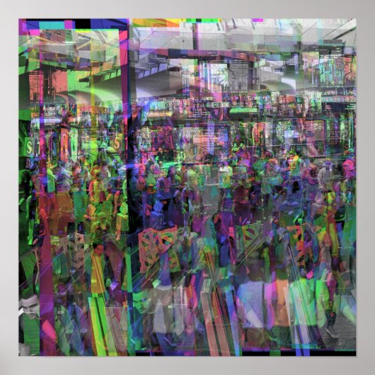 Every moment is a compendium of here besides there poster (Vorne)