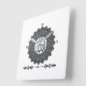 Every moment mallers Wall Clock Quadratische Wanduhr (Winkel)