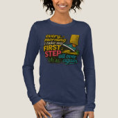 Every Morning First Step - T-Shirt Tri-Blend Shirt (Vorderseite)