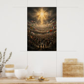 Every Nation — Die Menge Poster (Küche)
