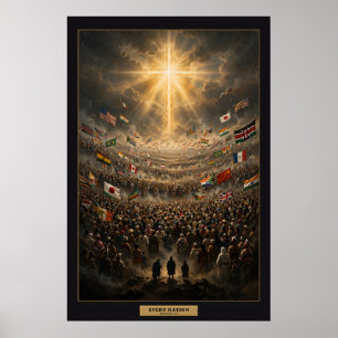 Every Nation — The Multitude Poster Mattiert