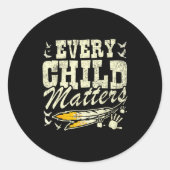 Every Orange Day Child Kindness 2025 Anti Bully Runder Aufkleber (Vorderseite)