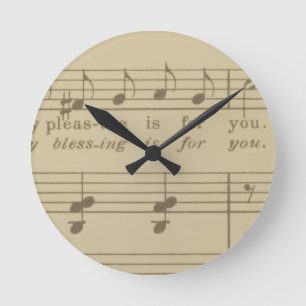 Every Pleasure Is For You Runde Wanduhr