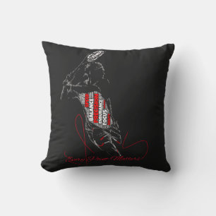 Every Point Matters Tennis-Typografie-T-Shirt Kissen