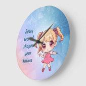 Every second shapes your future große wanduhr (Winkel)