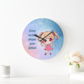 Every second shapes your future große wanduhr (Zuhause)