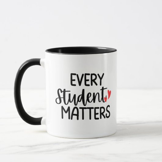 'Every Student Matters' Teacher Thank You Gift  Tasse (Links)