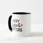 'Every Student Matters' Teacher Thank You Gift  Tasse (Vorderseite Links)