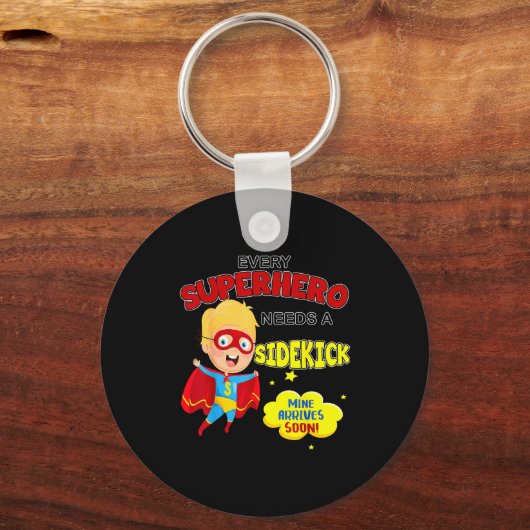 Every Superhero Needs A Sidekick New Big Brother Schlüsselanhänger (Vorderseite)