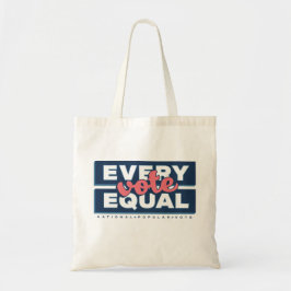 Every Vote Equal Tote Bag Tragetasche