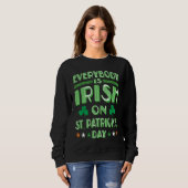 Everybody is Irish on St Patricks Day costume Men  Sweatshirt (Vorne ganz)