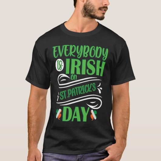 Everybody is Irish on St Patricks Day costume Men  T-Shirt (Vorderseite)