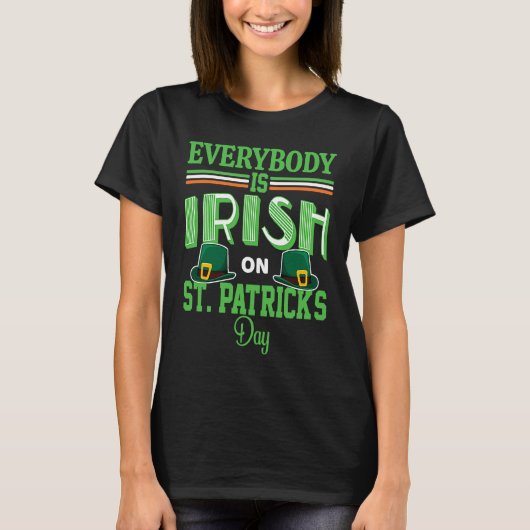 Everybody is Irish on St Patricks Day costume Men T-Shirt (Vorderseite)