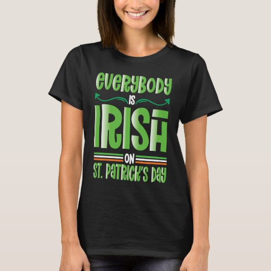 Everybody is Irish on St Patricks Day costume Men T-Shirt (Vorderseite)