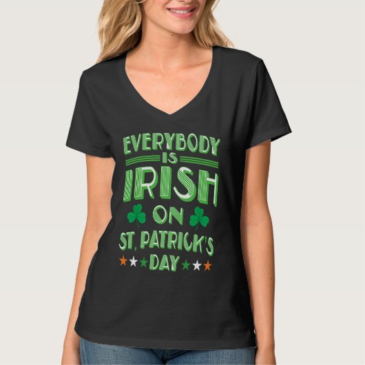 Everybody is Irish on St Patricks Day costume Men T-Shirt (Vorderseite)