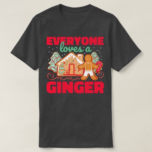 Everybody Loves a Ginger T-Shirt (Design vorne)