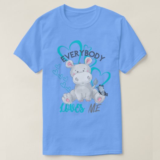 Everybody loves me cute collection 1 T-Shirt (Design vorne)