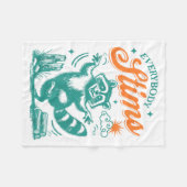 Everybody Stims Racoon Funny Design Fleecedecke (Vorderseite (Horizontal))