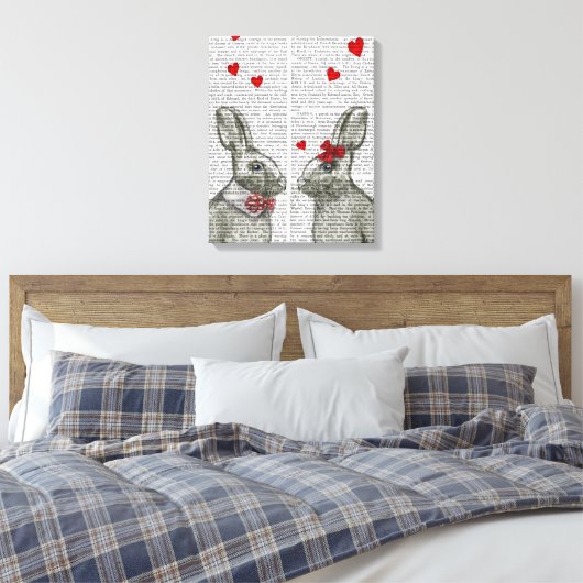 Everybunny Leinwanddruck (Insitu (Schlafzimmer))