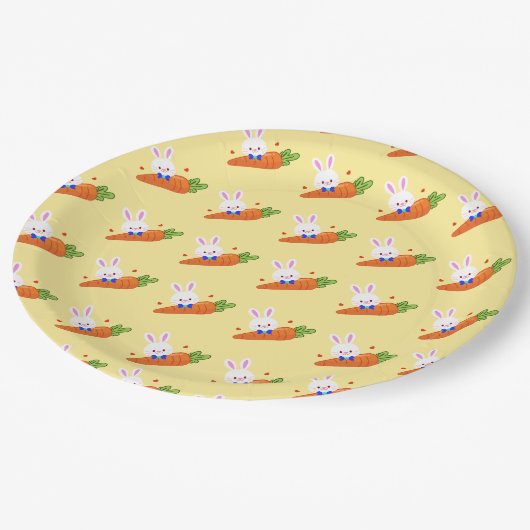 Everybunny Pappteller (Schrägansicht)