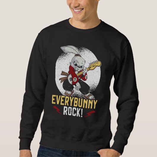 Everybunny Rock Rabbit Whisperer Animal Bunny  Roc Sweatshirt (Vorderseite)