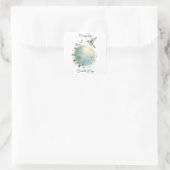 Everyday Earth Day Hummingbird Bird Quadratischer Aufkleber (Tasche)