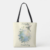 Everyday Earth Day Hummingbird Bird Tasche (Rückseite)
