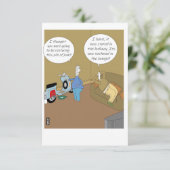 Everyday humour card for the old scooter fanatic (Stehend Vorderseite)