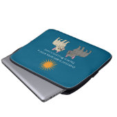 Everyday is brighter laptopschutzhülle (Vorne Knopf)