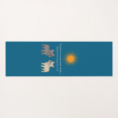 Everyday is brighter yogamatte (Rückseite (Horizontal))