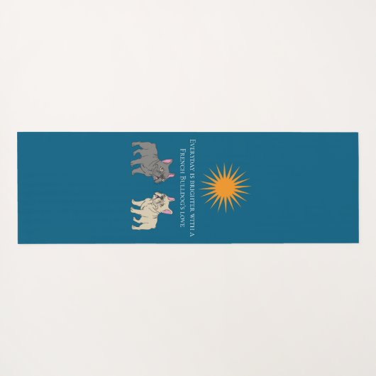 Everyday is brighter yogamatte (Rückseite (Horizontal))