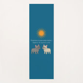 Everyday is brighter yogamatte (Vorderseite)