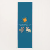 Everyday is brighter yogamatte (Rückseite)