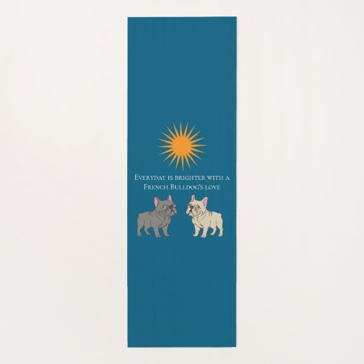 Everyday is brighter yogamatte (Rückseite)